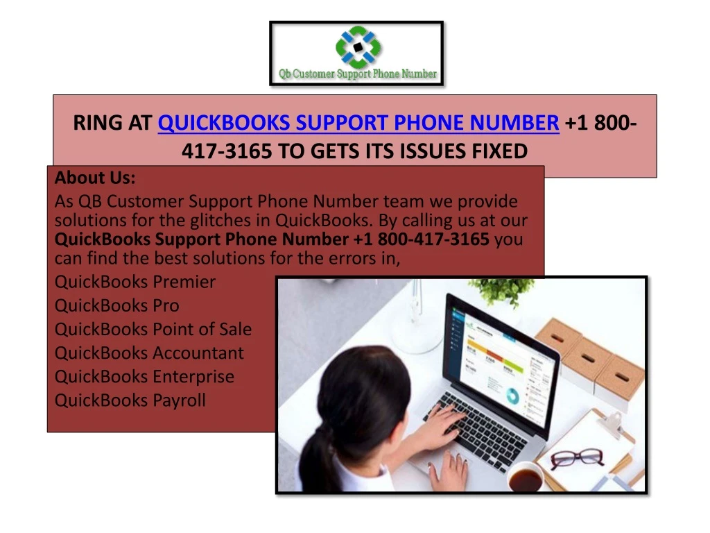 ring at quickbooks support phone number 1 800 417 3165 to gets its issues fixed