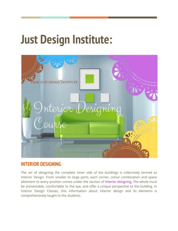 How to make a smart career in interior designing