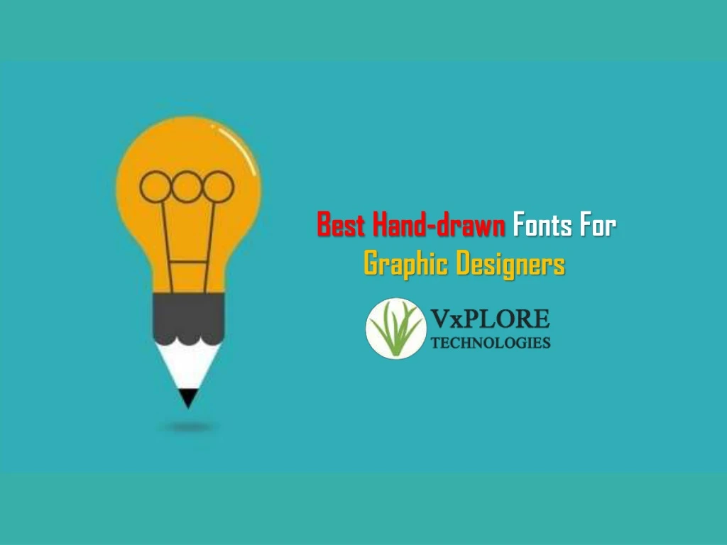 best hand drawn fonts for graphic designers