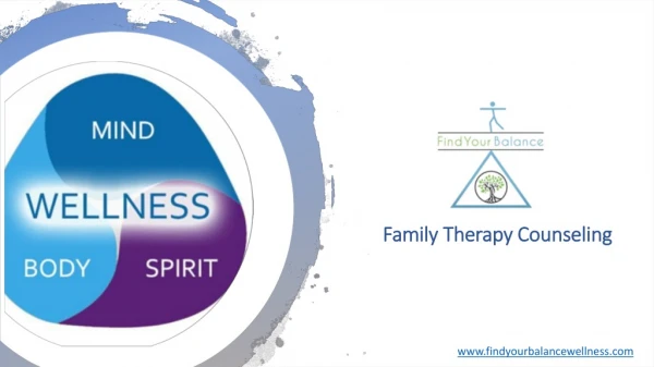 Family Therapy Counseling - www.findyourbalancewellness.com