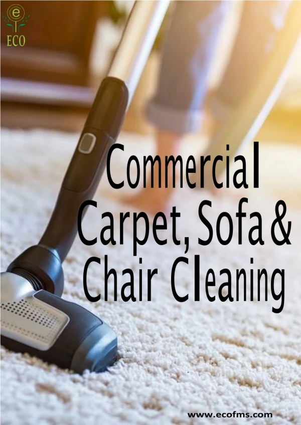 Commercial Carpet Cleaning | Sofa and Chair Cleaning