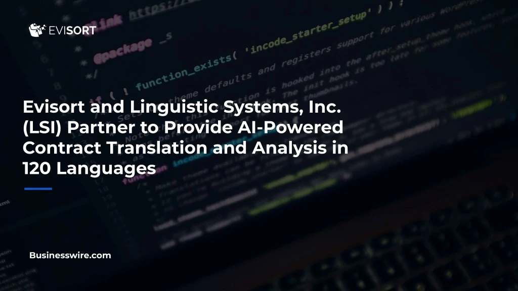 evisort and linguistic systems inc lsi partner