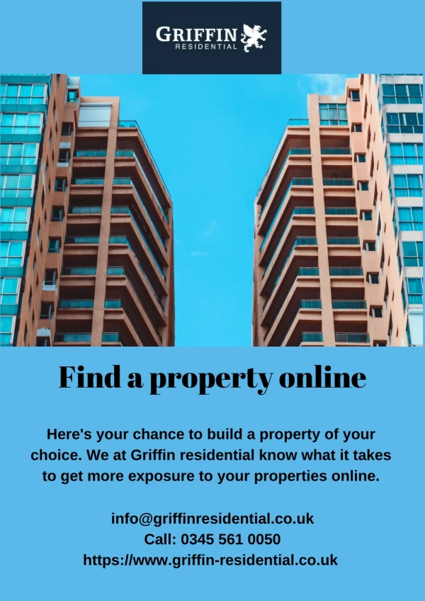 Find a property online