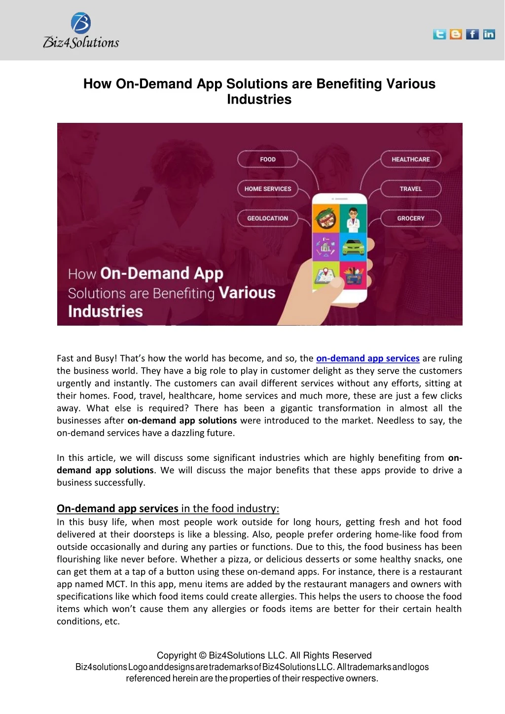 how on demand app solutions are benefiting