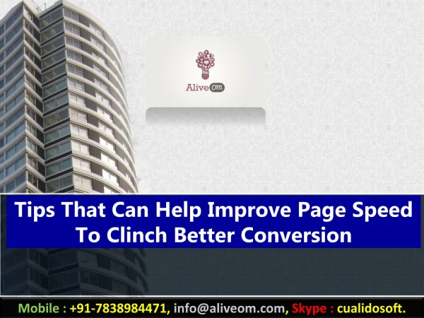 Tips That Can Help Improve Page Speed To Clinch Better Conversion
