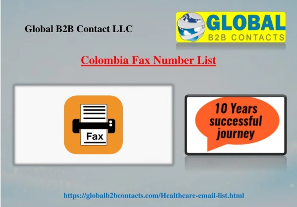 Colombia Fax Number List