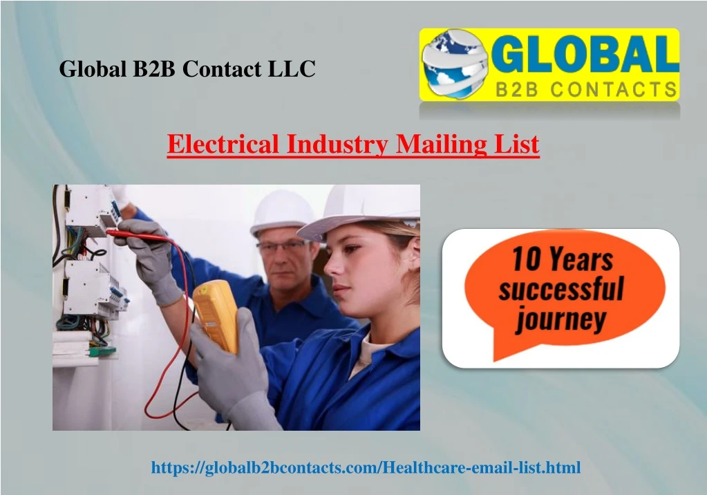 electrical industry mailing list