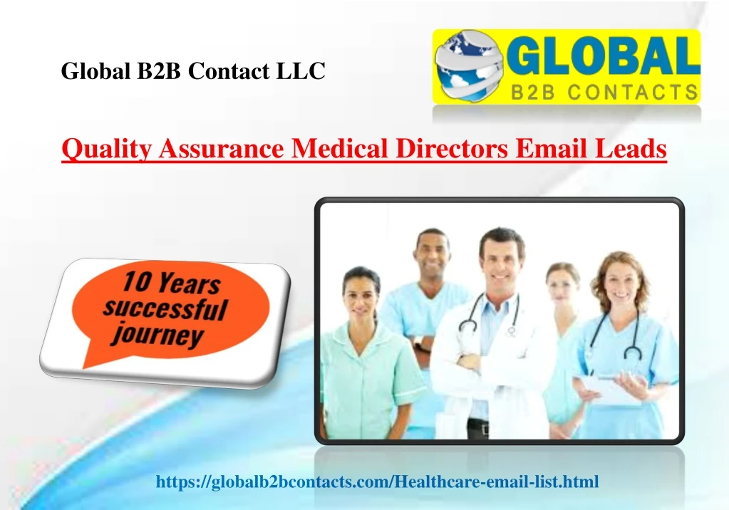 quality assurance medical directors email leads
