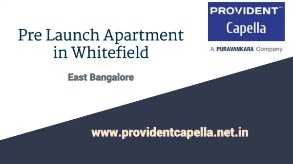 2 BHK Apartments in Whitefield