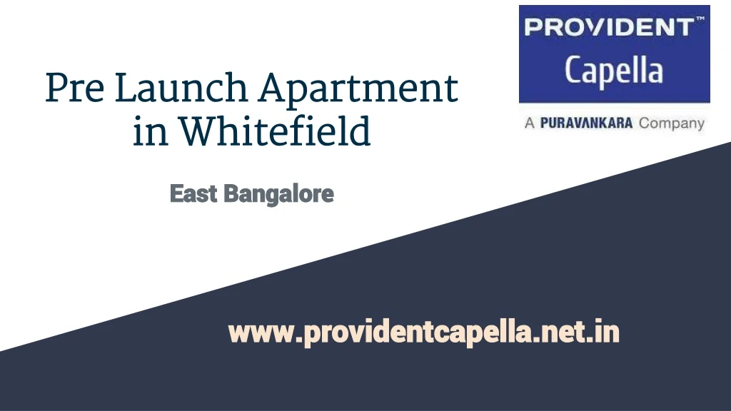 pre launch apartment in whitefield