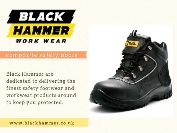 Composite Safety Boots | Black Hammer