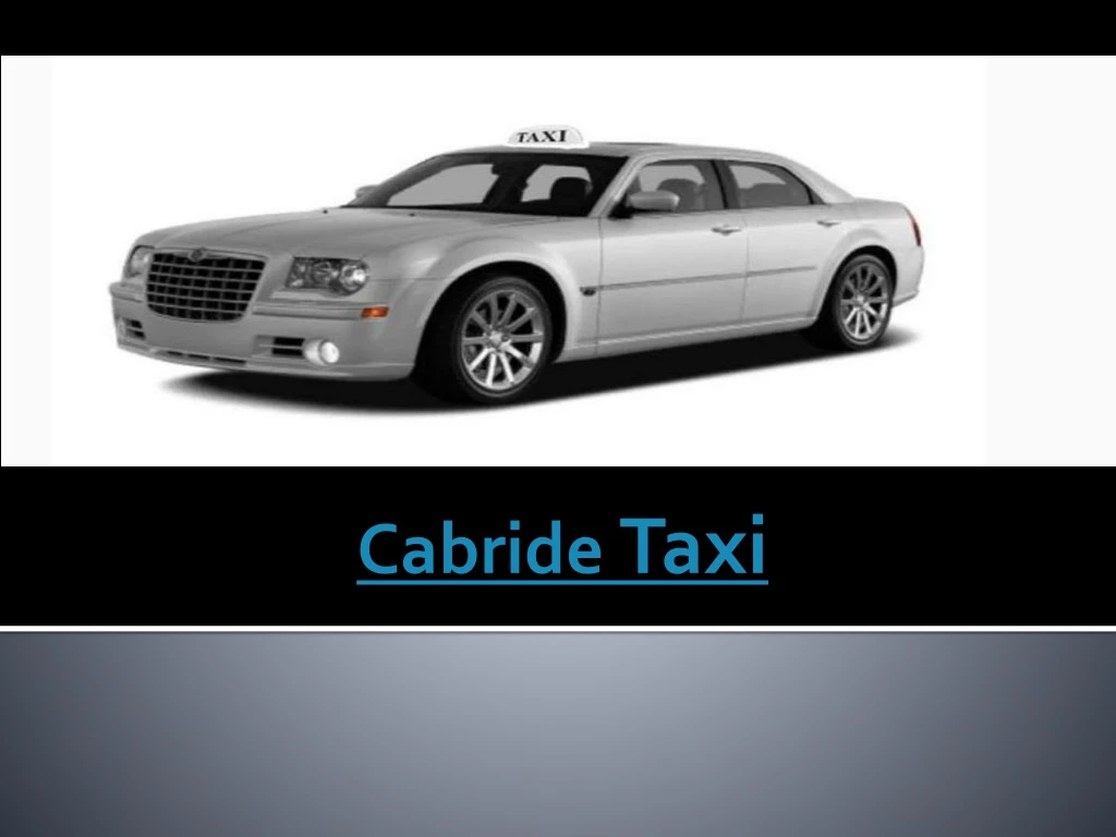 cabride taxi