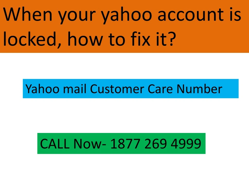 w hen your yahoo account is locked how to fix it