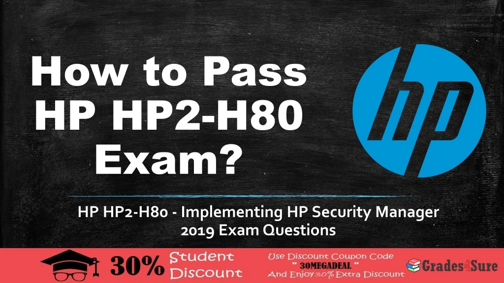 how to pass hp hp2 h80 exam