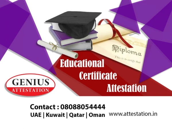 Educational Certificate Attestation