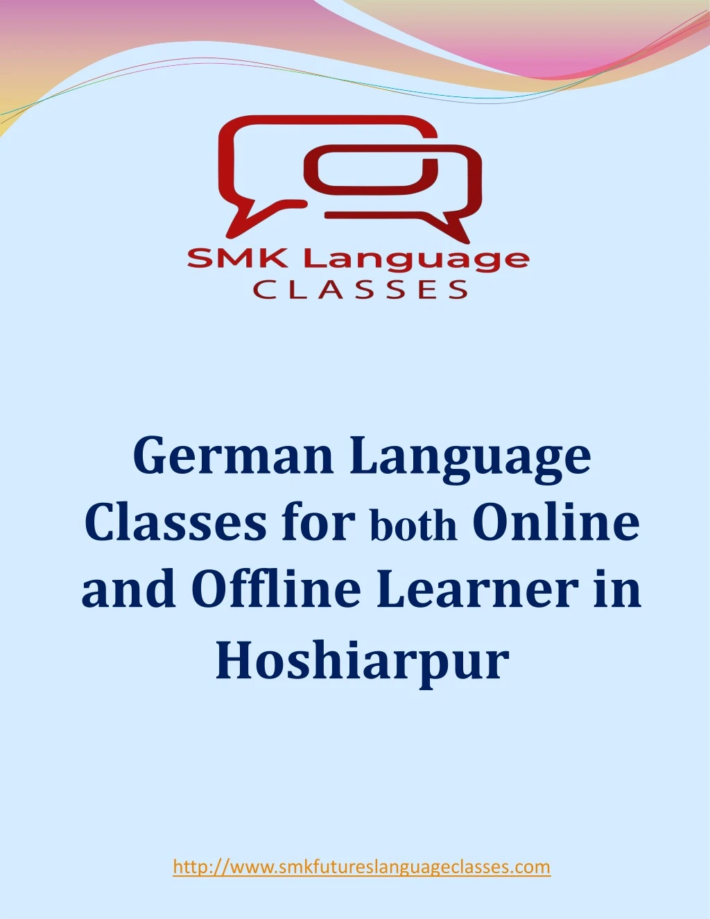 german language classes for both online