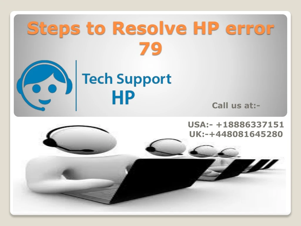 steps to resolve hp error 79