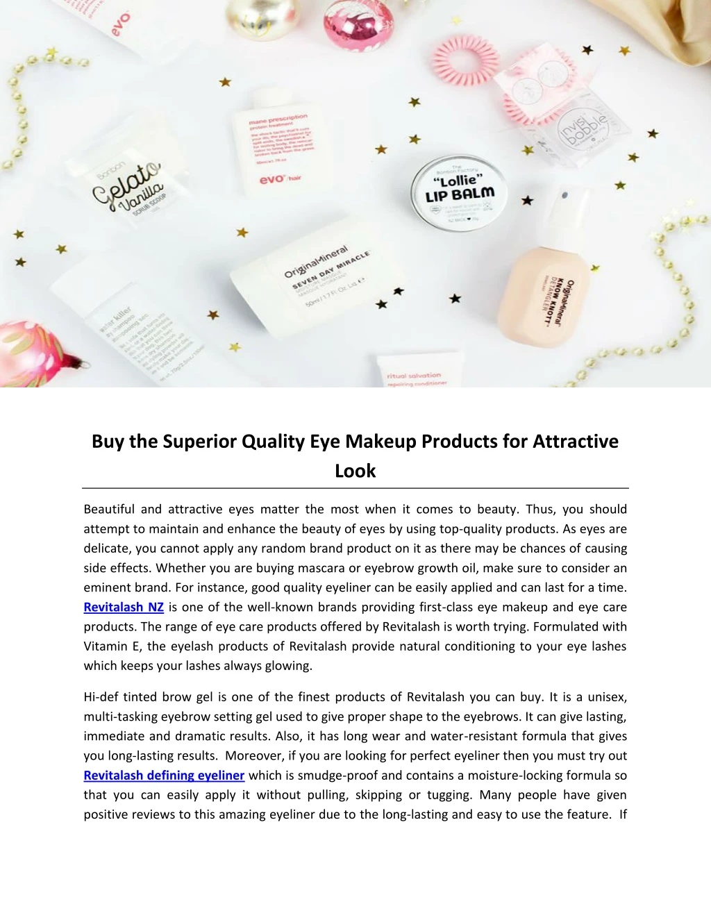 buy the superior quality eye makeup products