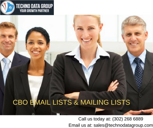 CBO Email Lists & Mailing Lists | Chief Business Officer Email Lists in USA