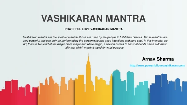 Vashikaran mantra - 91-9988265679