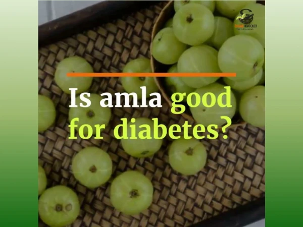 Health Benefits of Amla for Diabetes