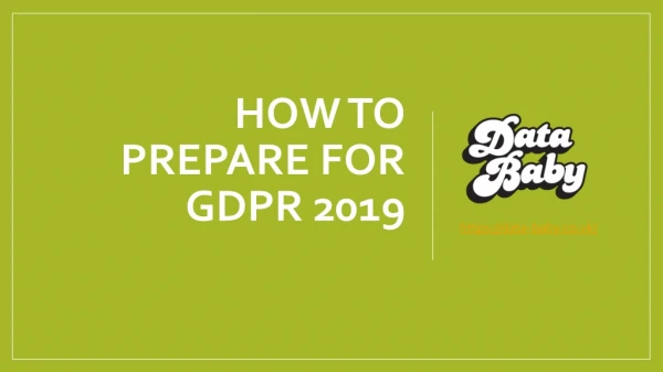 How to Prepare for GDPR 2019?