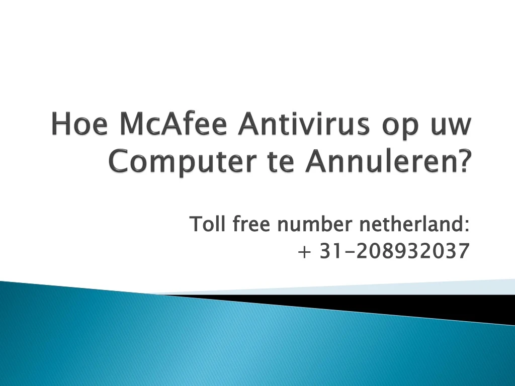 hoe mcafee antivirus op uw computer te annuleren