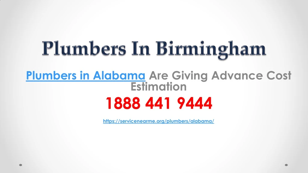 plumbers in alabama are giving advance cost