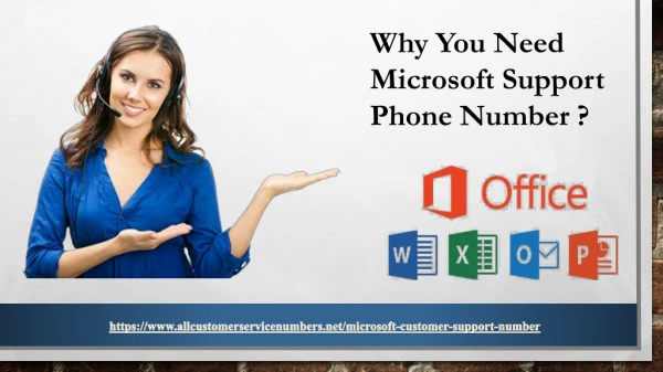 Why You Need Microsoft Support Phone Number?
