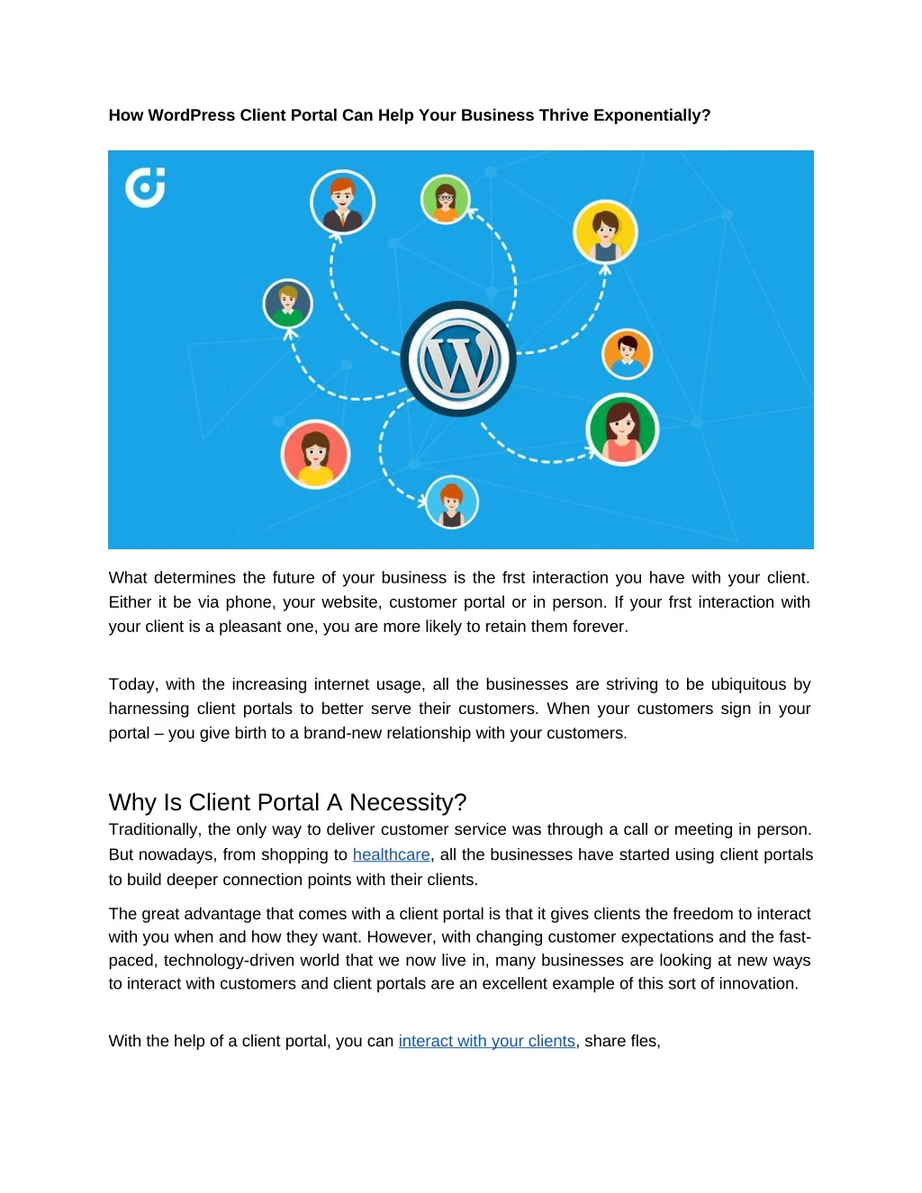 how wordpress client portal can help your