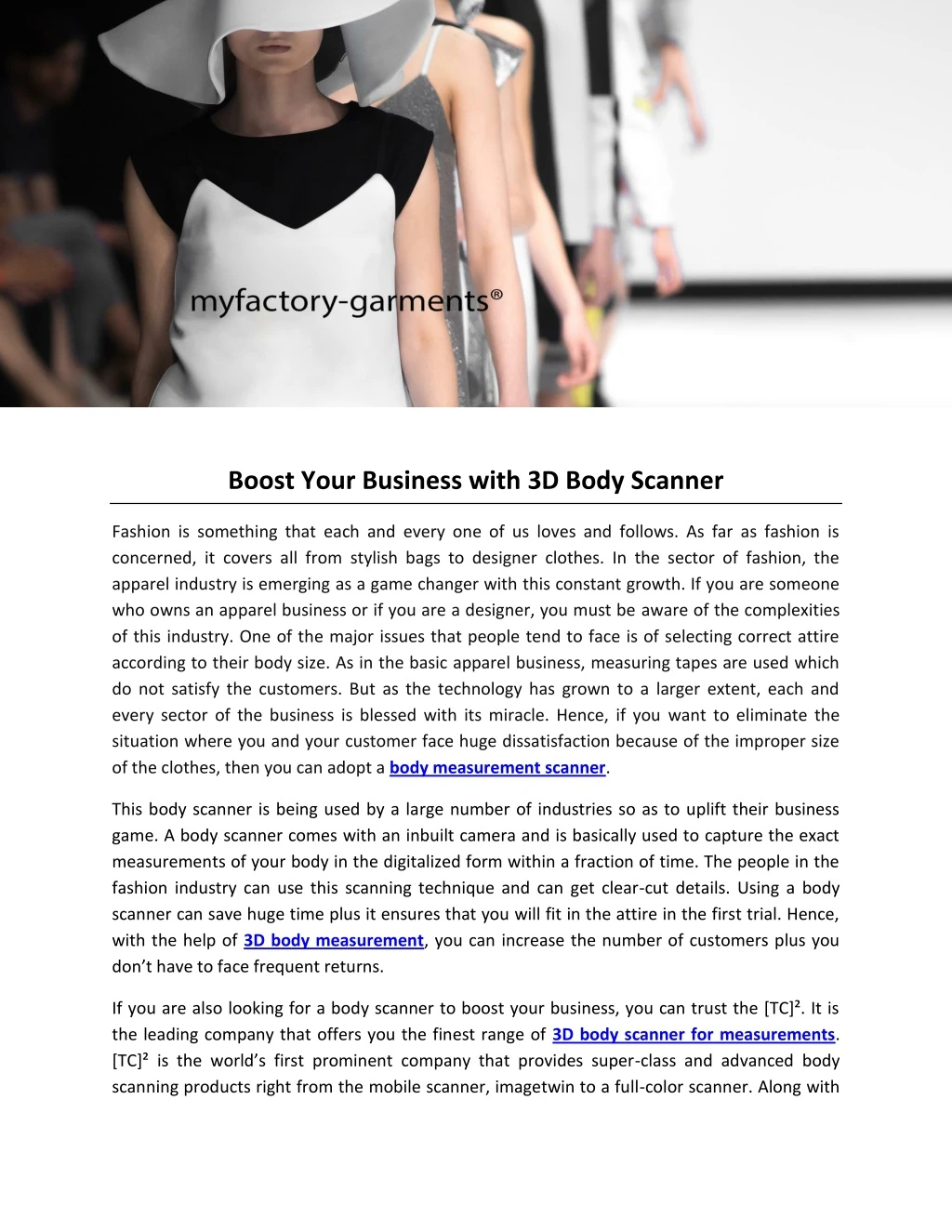 boost your business with 3d body scanner