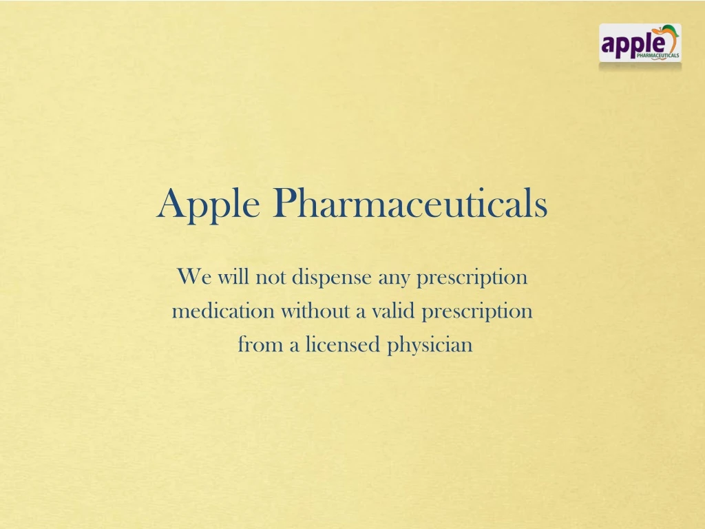 apple pharmaceuticals