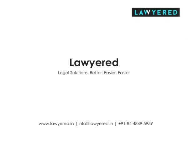 Find corporate lawyers in your city | Lawyered | Free legal advice