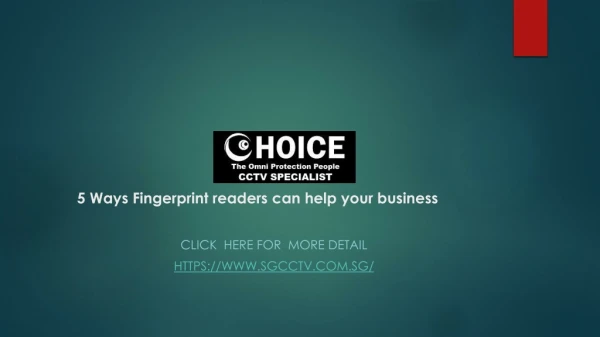 5 ways fingerprint readers can help your business