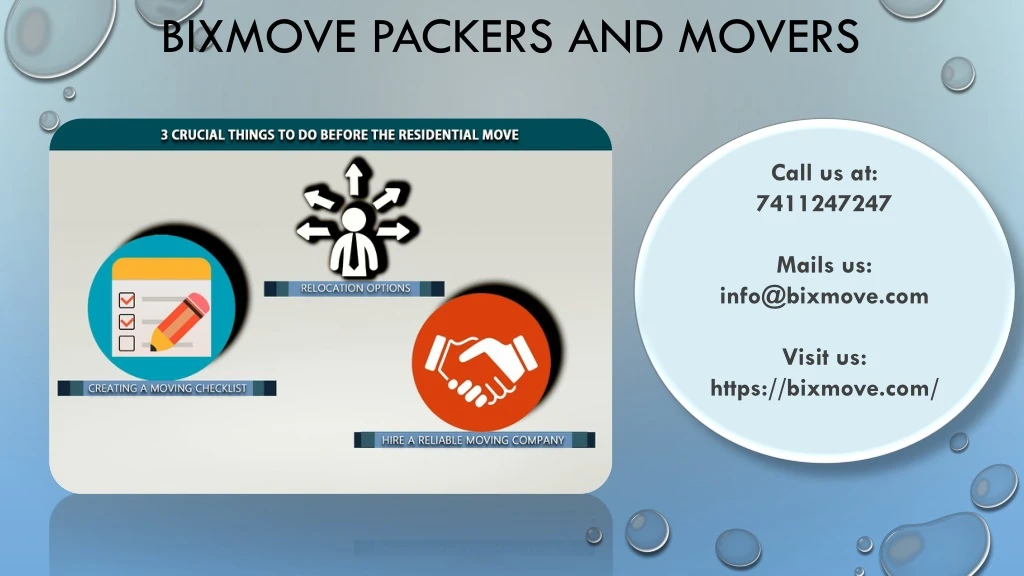 bixmove packers and movers