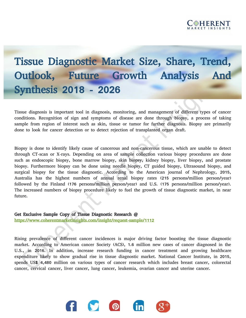 tissue diagnostic tissue diagnostic market size