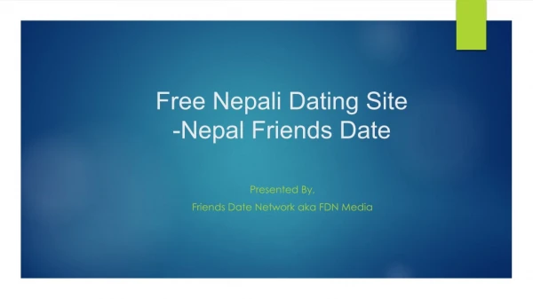 Free Nepali Dating Site - Nepal Friends Date