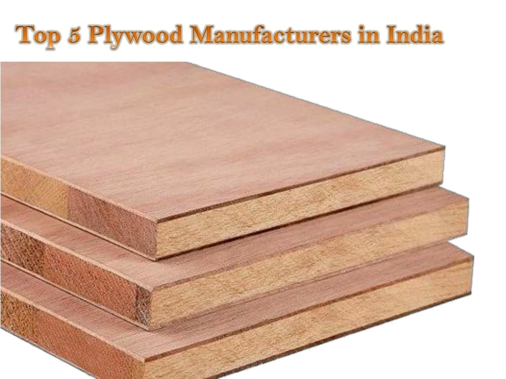 top 5 plywood manufacturers in india