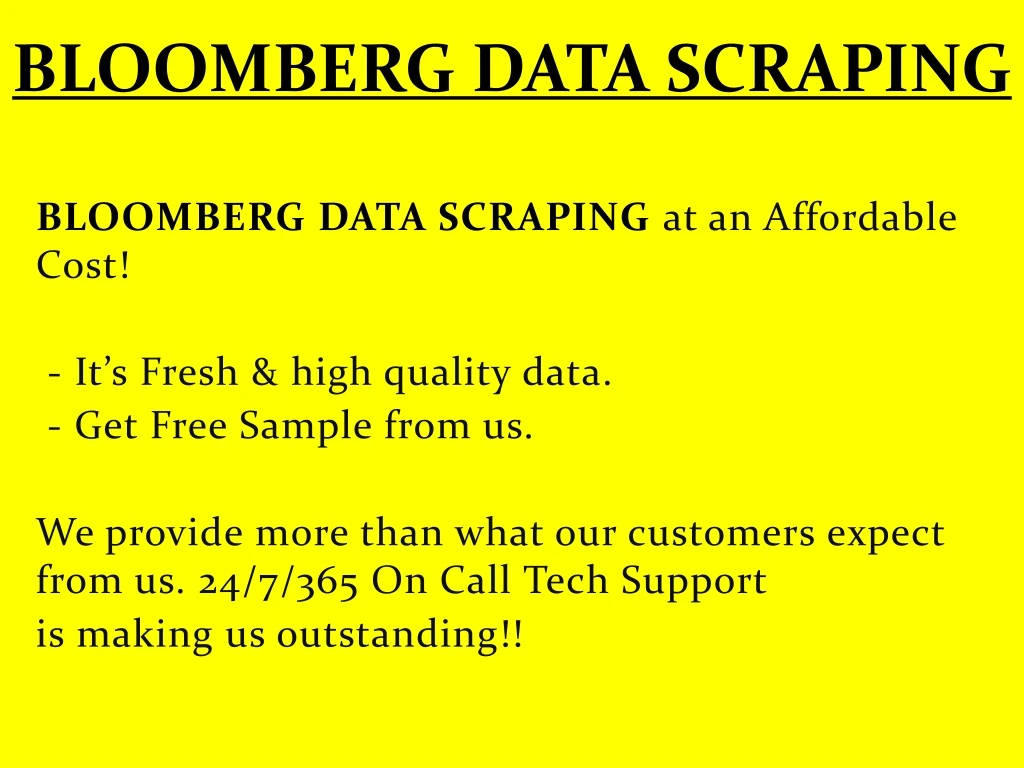 bloomberg data scraping