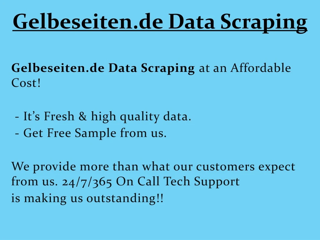 gelbeseiten de data scraping