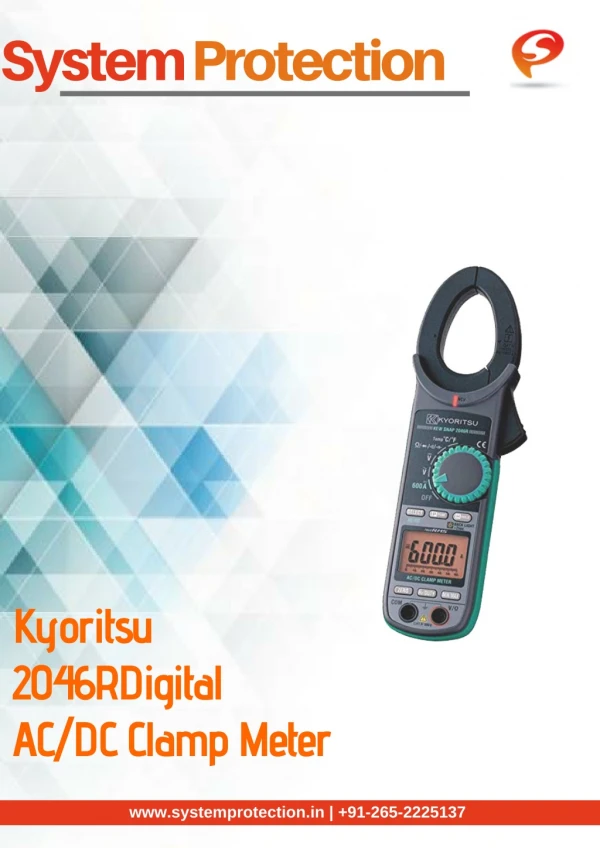Kyoritsu 2046R Digital AC/DC Clamp Meter