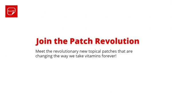 Vitamin Patches and Supplements