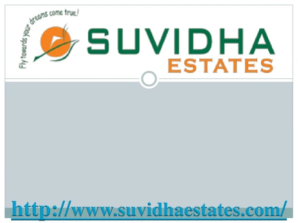 Real estate company in Hyderabad|Well experienced realtors in Hyderabad - Suvidha Estates