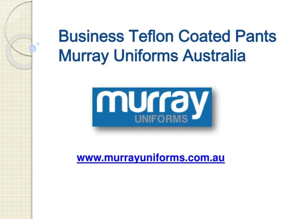 Business Teflon Coated Pants - Murray Uniforms Australia