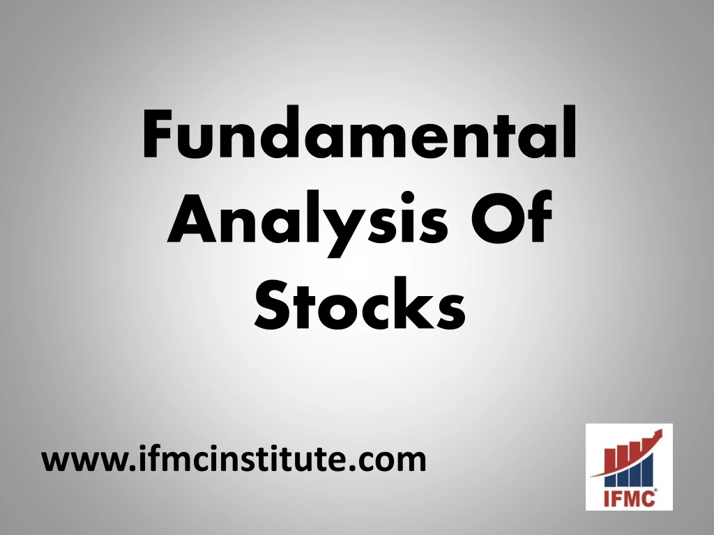 fundamental analysis of stocks