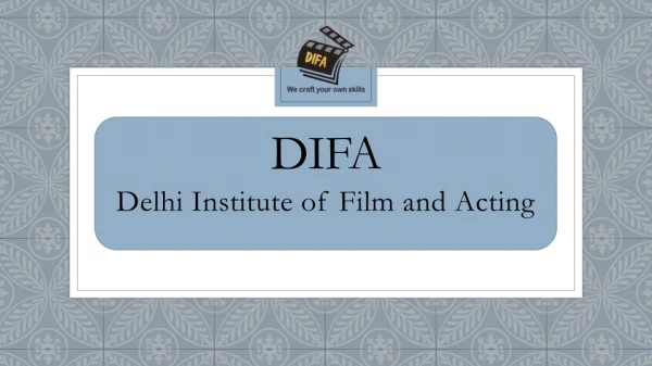 Top Institute for Acting in Delhi | Best Acting Course in Delhi