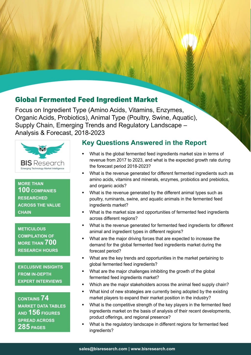 global fermented feed ingredient market focus