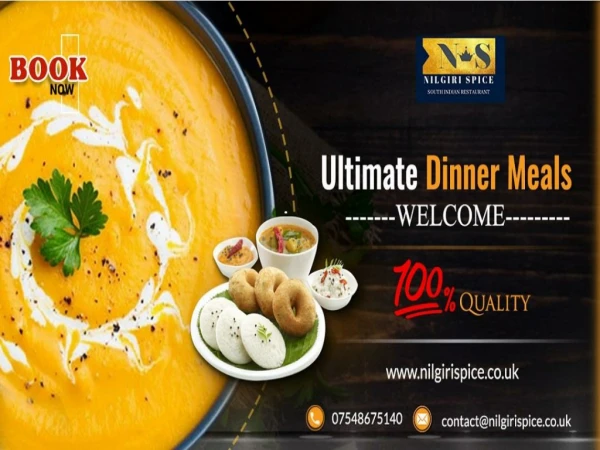 Exquisitely Authentic South indian Food | NilgiriSpice | PPT