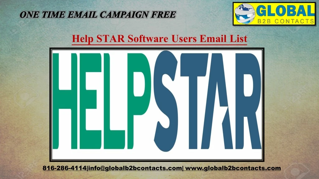 help star software users email list