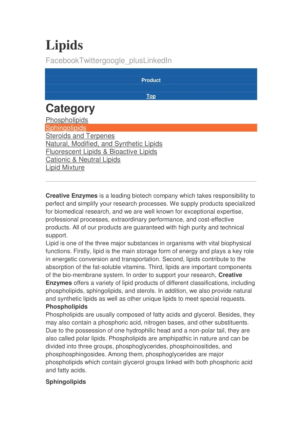lipids facebooktwittergoogle pluslinkedin